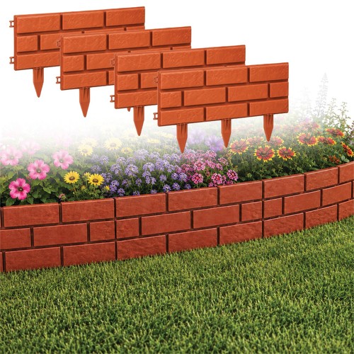 Terracotta red brick effect - terracotta,
