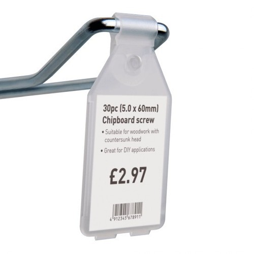 100 slatwall euro hooks - x,
