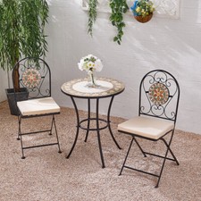 Round Garden Mosaic Table