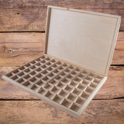 Shallow wooden box - box, 70