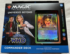 Magic The Gathering Universes Beyond Doctor Who Paradox Power Commander Deck