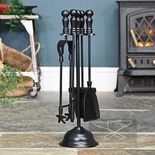 Deluxe "Duchess" Iron Four Piece Fireside Companion Set - 48cm