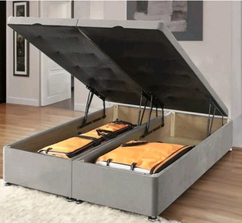 4ft6 double ottoman storage - double,