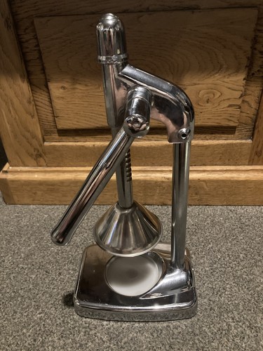 Chrome finished hand press - chrome, hand-press