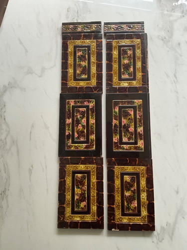 Victorian tile set for cast - ,