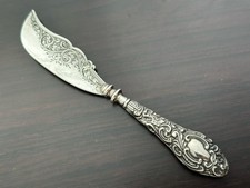 Antique Solid Silver Butter