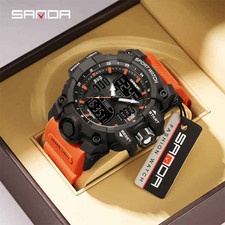SANDA Mens Sports Watch Luxury