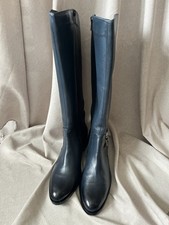 Moda In Pelle Salamone Riding Boots EU41 / UK8 Leather Lace-Up Back Buckle NEW