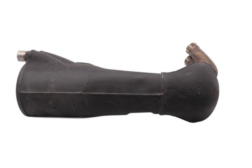 Exhaust muffler dual pipe