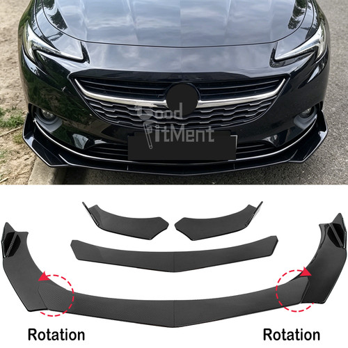 Carbon fiber look front - carbon,