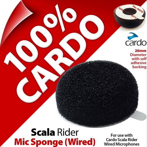 Cardo scala rider mic - rider, sponge
