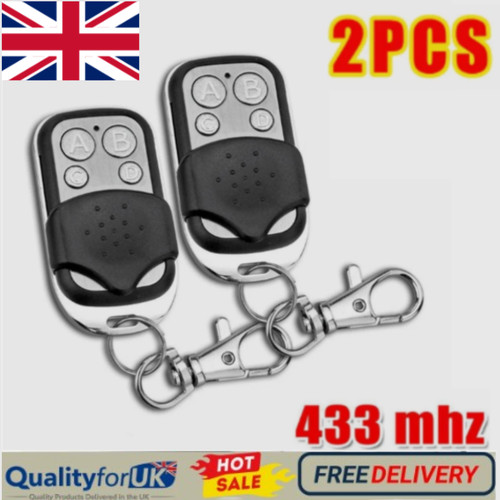 2pcs 433mhz cloning remote - 2pcs,