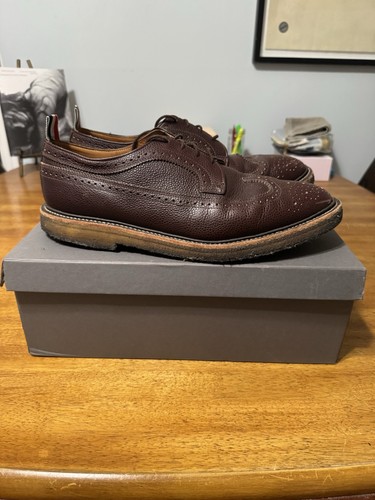 Thom browne brown - thom, pebbled