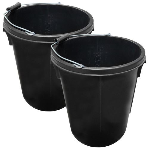 25l 5 gallon - gallon, black