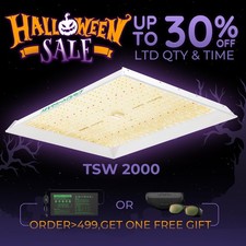 Mars Hydro TSW 2000 LED Grow Light Full Spectrum Plant Lamp IR for Grow Tent