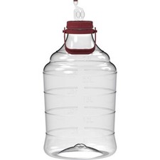 Plastic Demijohn Carboy 25L with Handle Airlock Wine Storage Home Brew