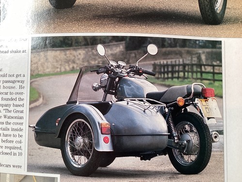 Watsonian sidecar combination - watsonian,