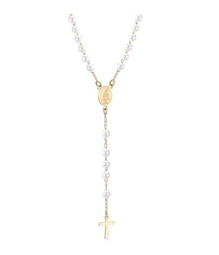 Stainless steel rosary beads - stainless,