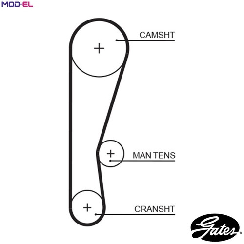 Timing belt 5119 for - timing, honda
