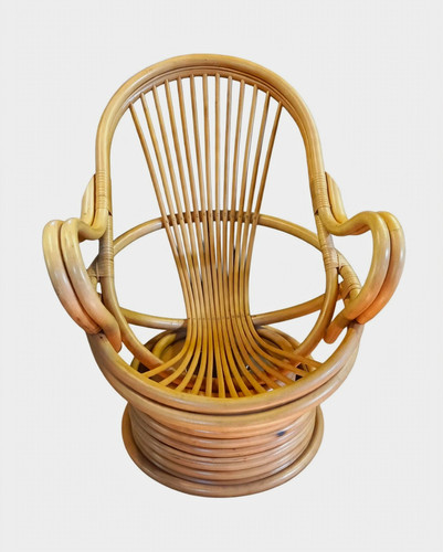 Vintage 1970s rattan bamboo - vintage,