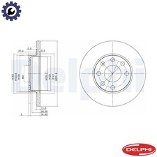 2x BRAKE DISC BG2148 FOR