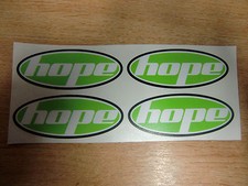 HOPE decals/stickers x4 - bike