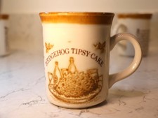 Vintage Retro Biltons  Hedgehog Tipsy Cake Recipe Coffee Mug Embossed