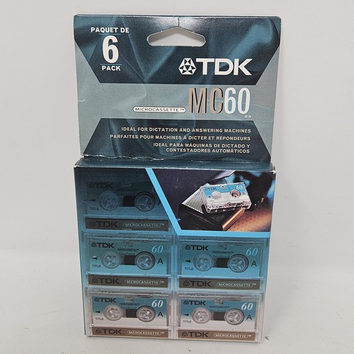 Tdk microcassette micro - tdk,