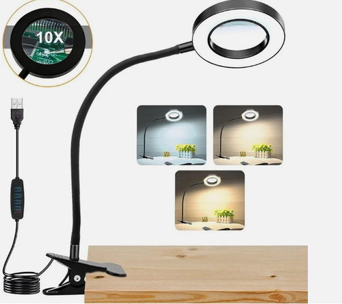 10x magnifier glass - 10x, desk