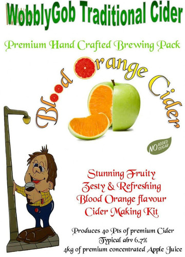 Wobblygob blood orange cider - wobblygob,