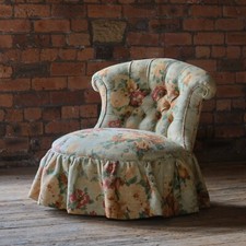 Antique Slipper Chair In