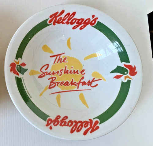 Vintage cereal bowl kellogg s - cereal,