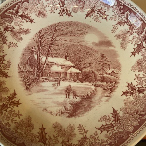 Spode winter eve pasta - pasta, plate