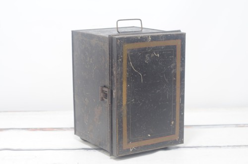 Antique footed toleware - footed,