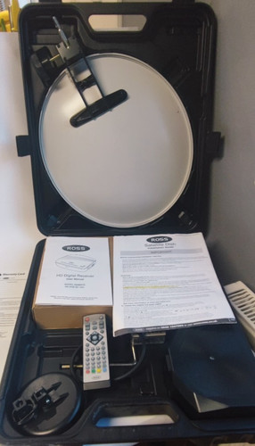 Ross portable satellite dish - portable,