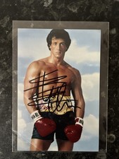 Signed Sylvester Stallone