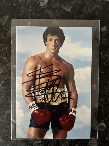 Signed sylvester stallone - signed,