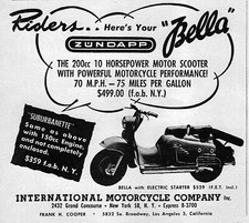 1955 Zundapp Bella 200 Motor