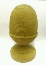 Treated Wooden Acorn Finial