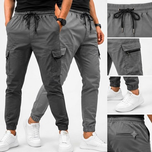 Mens utility cargo trousers - mens, 4