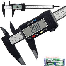 6" 0-150mm LED Digital Caliper Vernier Micrometer Electronic Ruler Gauge Meter