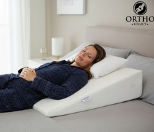Orthologics LARGE Bed Wedge Raised Pillow Acid Reflux GERD Memory Foam Back OL9
