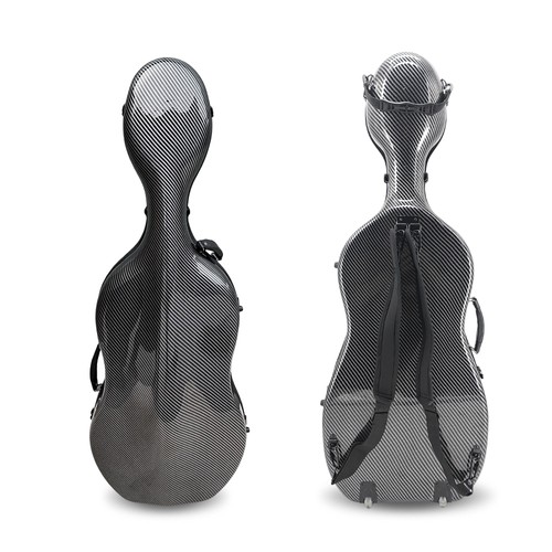 Cello case carbon - carbon, fiber