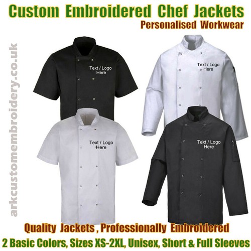 Chefs jacket personalised - chefs,