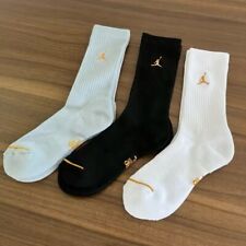 3 Pairs Air Jordan Crew Socks: Men's-Women's Everyday, Size S-L Christmas Socks