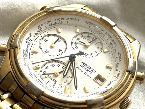 Rare seiko world timer - seiko,