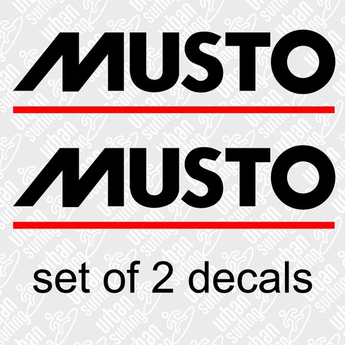 Set musto stickers - of,