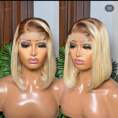 Women straight bob lace - straight,