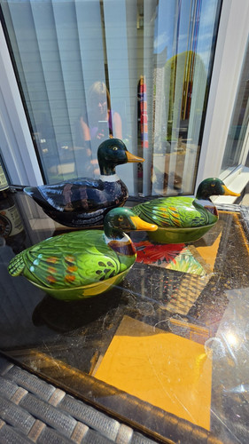 Michel caugant ceramic duck - michel,