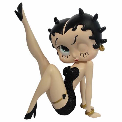 Betty boop black - leg, 17.5cm
